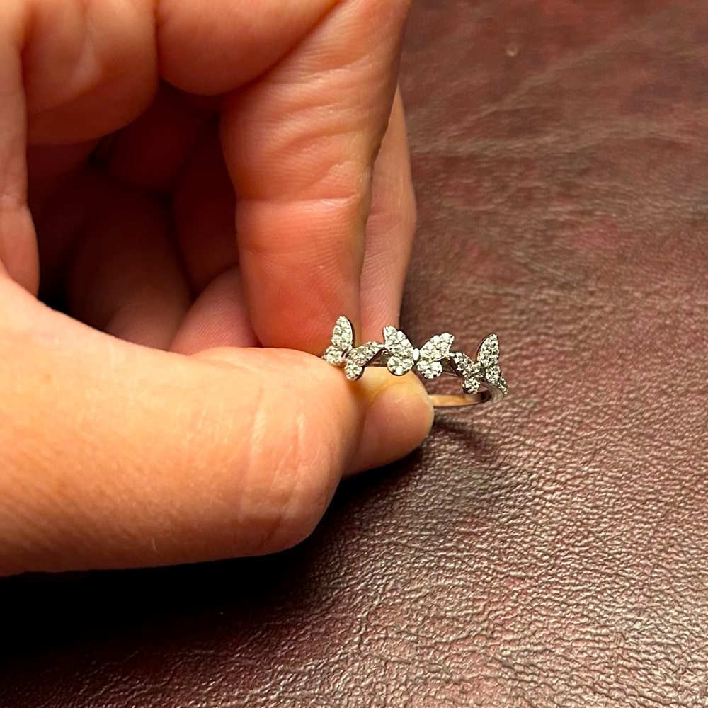 Sterling Butterfly Ring